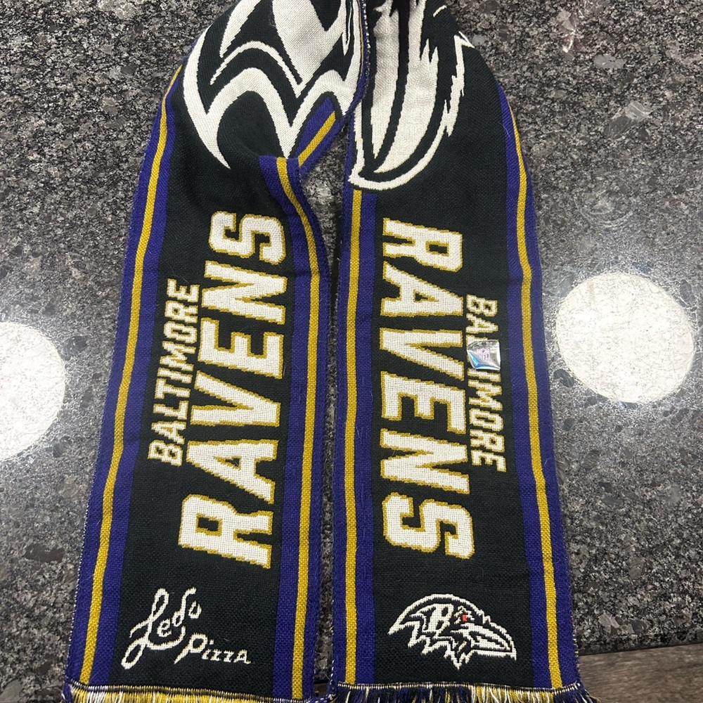 Baltimore Ravens NFL Scarf - Black, Purple, Gold